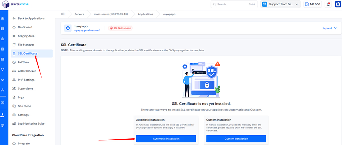SSL Certificate ServerAvatar - SslForWeb