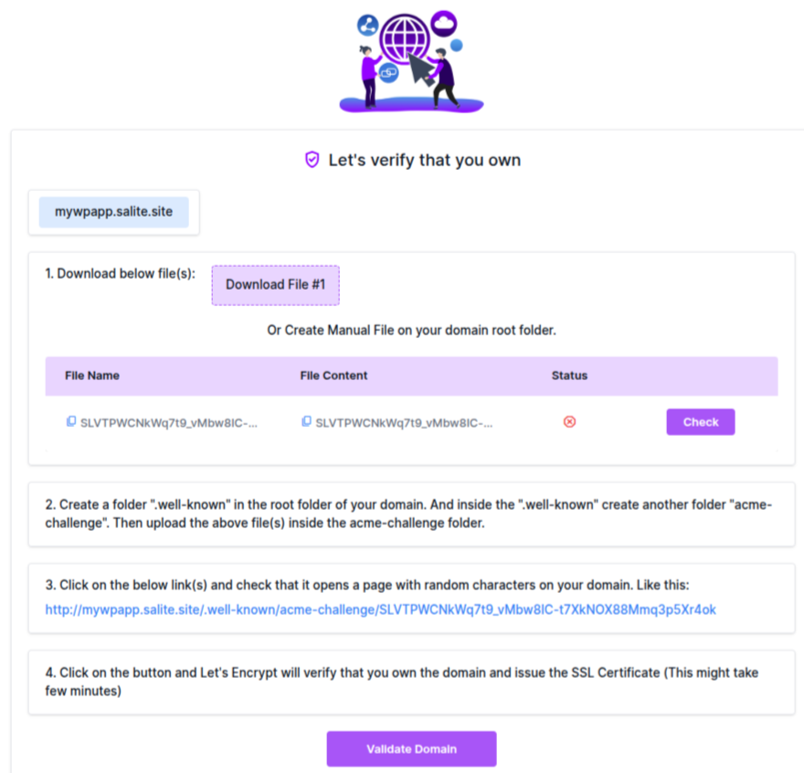 HTTP Verification - SslForWeb