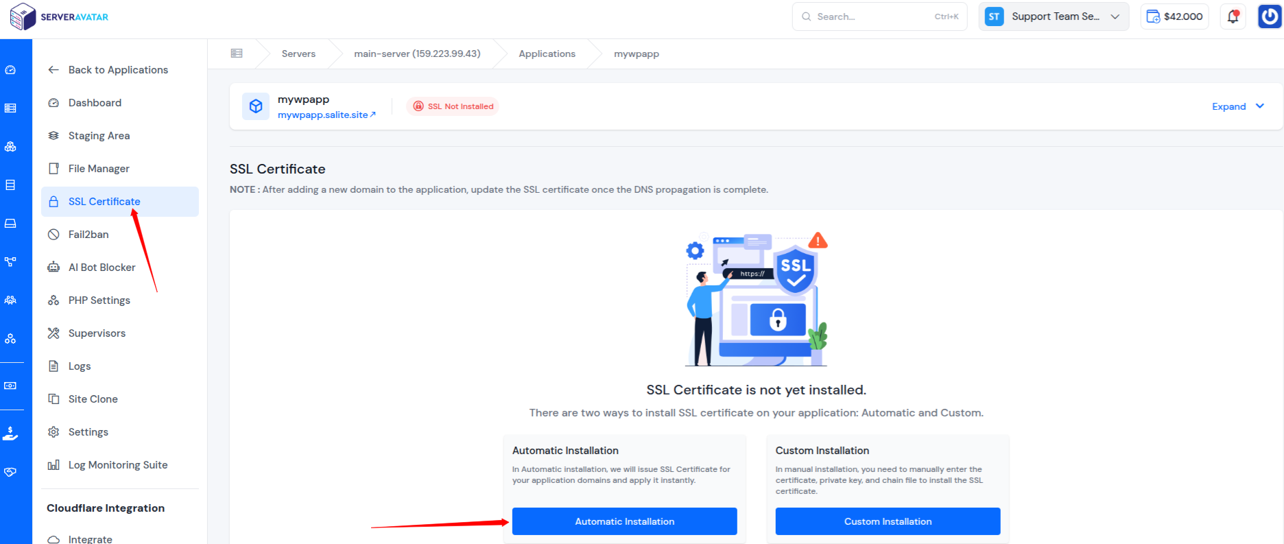 ServerAvatar SSL - SslForWeb